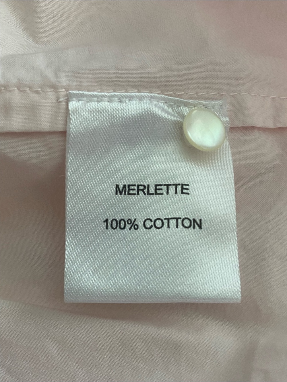 Merlette Tent Midi Dress Solid Tiered Pink Dress Bateau Sleeves Size Small - Picture 6 of 10